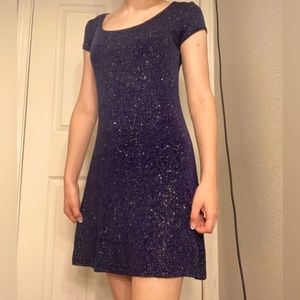 Sparkly Purple Dress